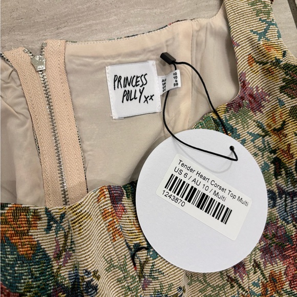 ❗️SOLD❗️Princess Polly Floral Corset Top - Picture 12 of 13